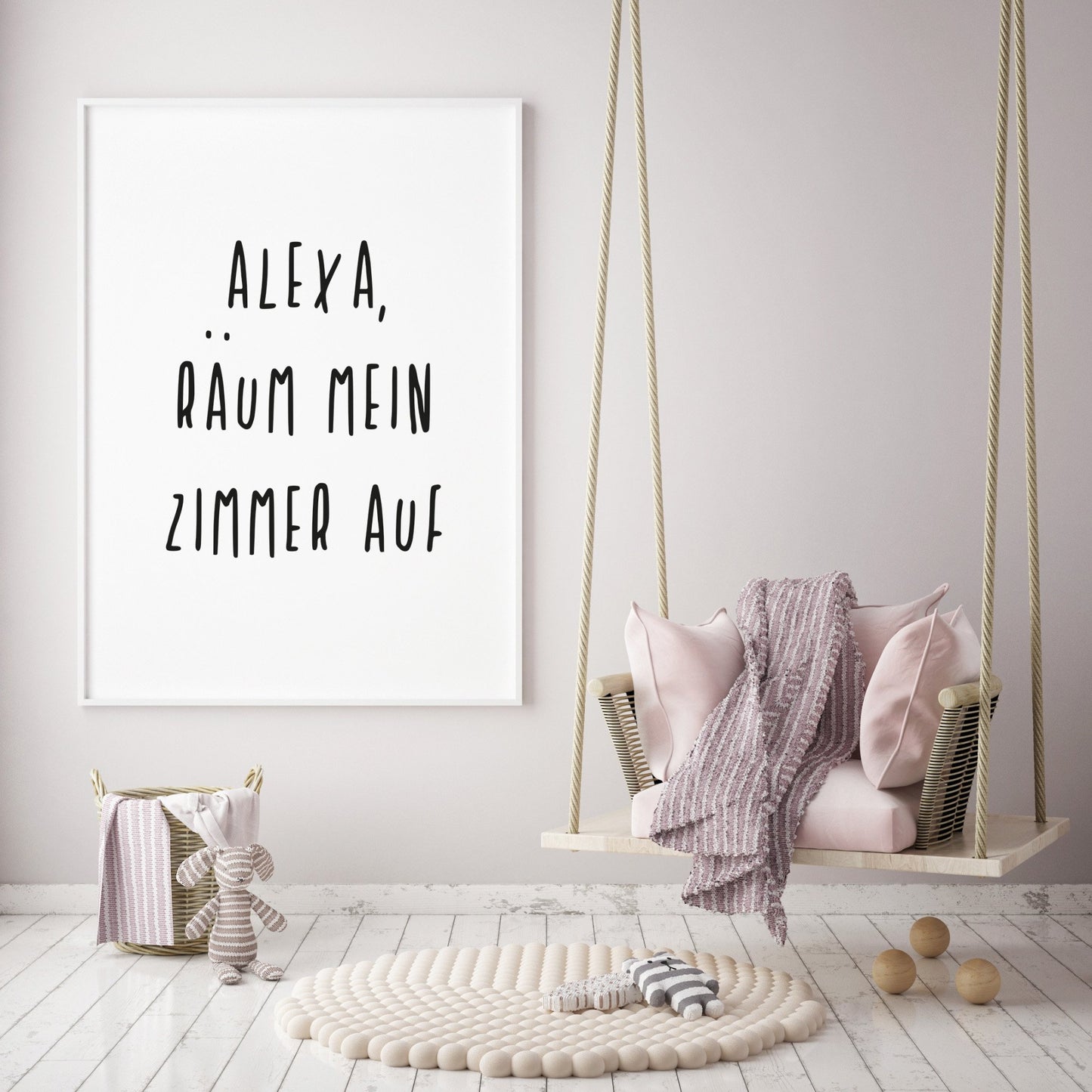 Art Print | Alexa räum mein Zimmer auf